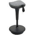 thumbnail image 1 of Vinsetto Backless Wobble Stool Chair, Adjustable Learning Stool, Grey, 1 of 10