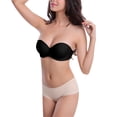 thumbnail image 3 of Strapless Bras for Large Breasts Ladies Strapless Gathering Invisible Bra Glossy Back Buckle Breast Seamless Bra Underwear Strapless Bra for Large Breasts, 3 of 8