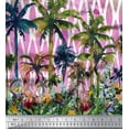 thumbnail image 3 of oneOone Viscose Jersey Fabric Geometric|Tree & Floral Panel Printed Craft Fabric BTY 60 Inch Wide, 3 of 3