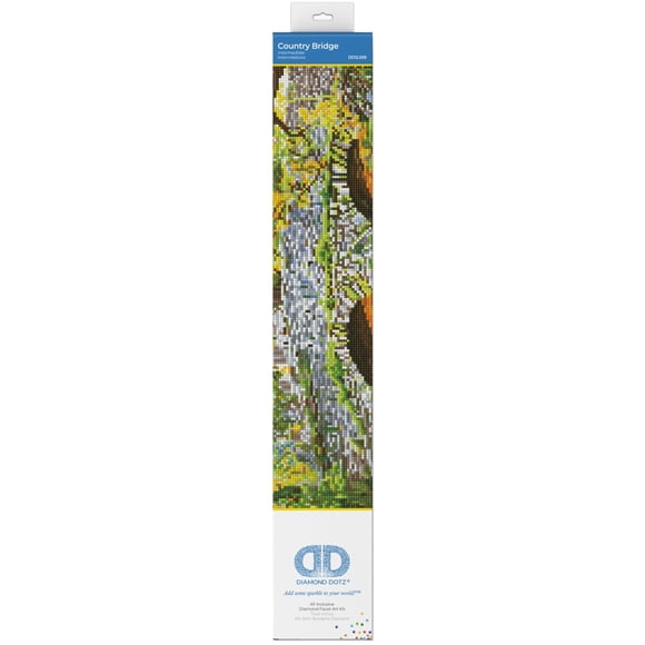 Diamond Dotz Diamond Art Kit 20.28"X20.28"-Country Bridge DD12059