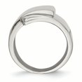 thumbnail image 2 of Bague Fantaisie en Acier Inoxydable Poli 6 Tailles, 2 of 6