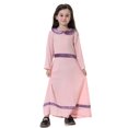 thumbnail image 2 of GDREDA Robe Soleil Fille Été Fille Contraste de Couleurs Manches Longues Robe Jupe Longue Fille Rose,10-11 Ans, 2 of 9