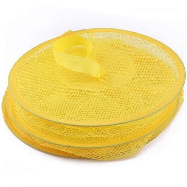 Panier de Rangement Suspendu, Filet Pliable à 3 Compartiments 28x28x75 cm pour Sécher Aliments Poisson Crevette Légumes, Ranger Vêtements, Filets Alimentaires de Jardin Extérieur Camping pour l'Extérieur