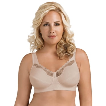 Exquisite Form #9600535 FULLY Cotton Soft Cup Full-Coverage Bra, Lace, Wire-Free