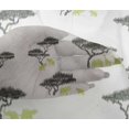 thumbnail image 4 of oneOone Viscose Chiffon Fabric Tree & Animals Ikat Decor Fabric Printed BTY 42 Inch Wide, 4 of 4