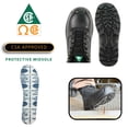 thumbnail image 4 of vangelo ASTM and CSA Approved Steel Toe Men Safety Boot ETHAN-3 Puncture and Toe Protection Non-Slip Black Size 9.5W, 4 of 5