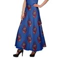 thumbnail image 3 of Moomaya Jupe Longue en Rayonne Imprimée pour Femmes Grande Taille Jupe Maxi à Taille Nouée, 3 of 6
