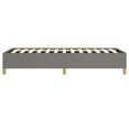 thumbnail image 4 of vidaXL Bed Frame Dark Grey 100x203 cm Twin XL Fabric, 4 of 6