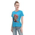 thumbnail image 4 of Women's Basic Short Sleeve T-Shirt One Piece Chopper, 4 of 6