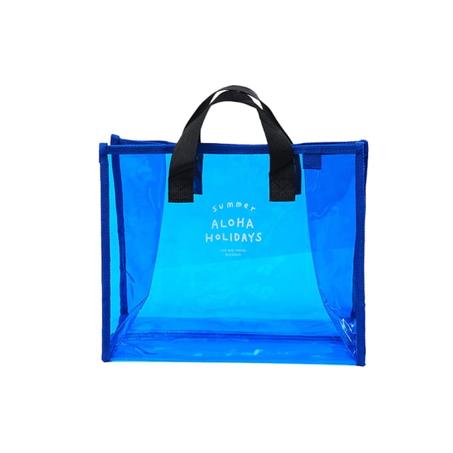 Sac Fourre-Tout Transparent à la Mode pour Équipement de Natation de Plage et Rangement Portable de Vêtements