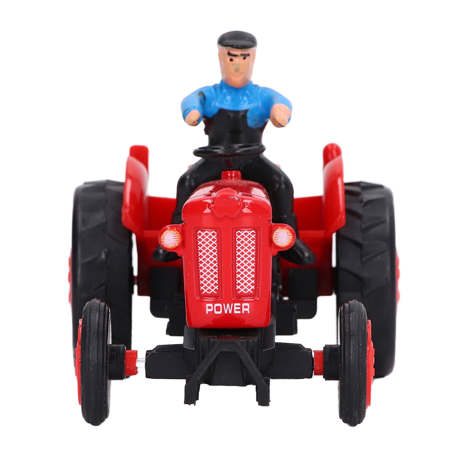 Farm Tractor Toy, Creatively Role Play Highly Simulation Kids Farm Vehicle Toys Alloy  For Home Play Red
