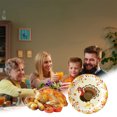 thumbnail image 2 of Thanksgiving Paper Plates 10 Packs Thanksgiving Halloween 7 Inch Turkey Maple Leaf Letters Disposable Paper Plates for Dinner Parties Portable and Excellent Material Thanksgiving Plates Disposable, 2 of 6