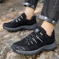 thumbnail image 2 of Wyzesi Espadrilles Rouges Tout-Petits Mode Toutes Saisons Hommes Chaussures de Sport de Randonnée Bout Rond à Lacets Plates Non Confortables Couleur Unie, 2 of 9