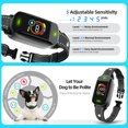 thumbnail image 3 of Dog Training Device Bark Collar for Dogs Colour Screen Intelligent Dog Trainer Waterproof IP67 Rechargeable, 3 of 7