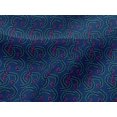 thumbnail image 4 of oneOone Viscose Jersey Fabric Leaves & Swirl Block Print Fabric BTY 60 Inch Wide, 4 of 5
