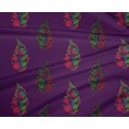 thumbnail image 4 of oneOone Polyester Lycra Fabric Leaves & Floral Block Print Fabric By The Yard 56 Inch Wide, 4 of 4