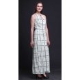 thumbnail image 4 of Bimba Robe Longue de Soirée à Col Rond Imprimée pour Femmes avec Fentes Latérales - Très Petit, 4 of 6