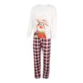 thumbnail image 2 of Ensemble de Pyjamas Assortis pour la Famille, Hauts à Manches Longues Col Rond + Pantalons Longs, Vêtements pour Chien, 2 of 9