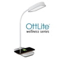 thumbnail image 1 of OttLite Achieve LED Desk Lamp with Wireless Charging, White, 1 of 8