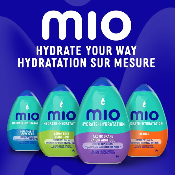 Mio Hydrate Arctic Grape Electrolyte Drink Mix, 48 ml Bottle