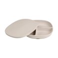 thumbnail image 1 of b.box - Assiette en Silicone + Couvercle - Latte, 1 of 5
