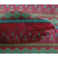thumbnail image 4 of oneOone Viscose Chiffon Fabric Geometric & Floral Block Printed Craft Fabric BTY 42 Inch Wide, 4 of 4