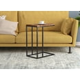 thumbnail image 3 of Safdie & Co. Table D'Appoint 20L En Forme De C Bois Brun Récupéré Métal Noir, 3 of 4