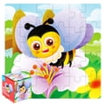 thumbnail image 1 of Wooden Puzzle , Shape Cognition Puzzle Learning Educational, Wooden Pattern Blocks for with Safe Paint, 1 of 1