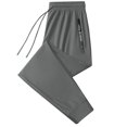 thumbnail image 4 of Men's Casual Fashion Pocket Elastic Ankle Binding Solid Color Elastic Waist Drawstring Pants, 4 of 7