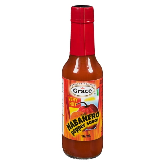Sauce au piment Habanero de Grace,155 ml Bouteille