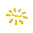 thumbnail image 1 of Trousse de Voyage pour Lentilles de Contact à Couvercle Rabattable Mini 10 Pcs Support Étui de Trempage Boîte de Trempage Étui Jaune, 1 of 8