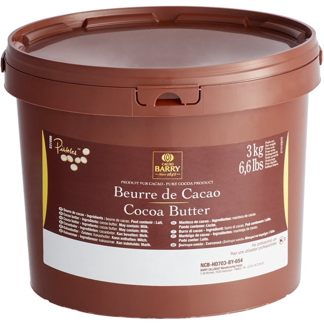 Cacao Barry Pistoles au Beurre de Cacao 6,6 lb