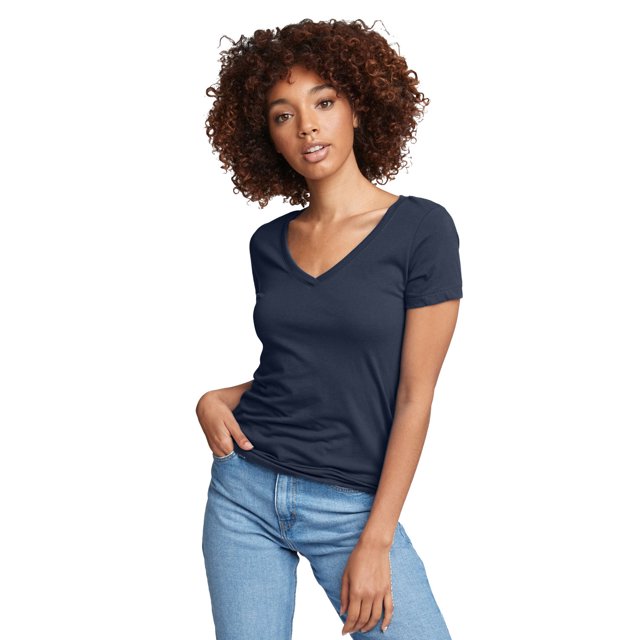 Next Level Womens Ideal V, L, Indigo