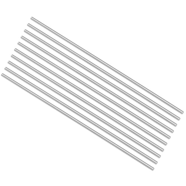 Unique Bargains HSS Tour Barre d'Arbre Solide 1,7 Mm Dia 100mm Longueur 10Pcs