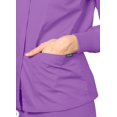 thumbnail image 4 of Adar Uniformes Médicaux Universels pour Femmes - Veste d'Échauffement à Col Rond, 4 of 7