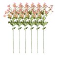 thumbnail image 2 of SMihono Chamomile Single Branch 30 Head Plastic Flower Multicolor Home Feverfew 5pc Home Decoration on Clearance, 2 of 2