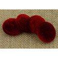 thumbnail image 2 of 12 Pieces Solid 2 Holes Sewing Velvet Fabric Cloth Covered Scrapbooking Craft Buttons, 2 of 5