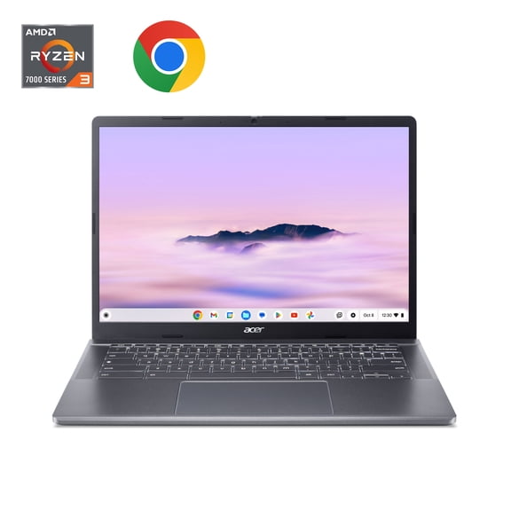 Acer CB514-3HT-R8RB-US Chromebook, Chrome OS, écran tactile IPS FHD 14", Ryzen 3 7320C, UMA, 8 Go LPDDR5, 128 Go eMMC, Bluetooth