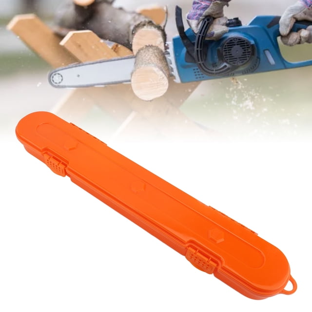 Plastic Chainsaw Chain Case, Portable Universal Chain Saw Holder Box for Blade Chains, Locks Chains in Place, Chainsaw Chains Storage Box for 20 Inch Chainsaw