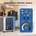 thumbnail image 3 of WHALL 2-Slice Touchscreen Toaster, Stainless Steel Digital Timer with Sound, Smart Wide Slots, Bagel/Cancel/Defrost, 6 Bread Types & 6 Shade Settings, 3 of 9