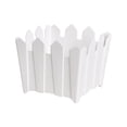 thumbnail image 2 of Modern White Plastic Planter Pot Flower Vase for Bookshelf Mantel Table Home Decoration, 2 of 6
