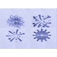 thumbnail image 1 of Ahgly Company Machine Washable Indoor Rectangle Transitional Lavender Blue Area Rugs, 2' x 3', 1 of 7