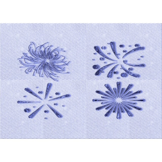 Ahgly Company Machine Washable Indoor Rectangle Transitional Lavender Blue Area Rugs, 2' x 3'