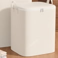 thumbnail image 1 of Moving Bags, Moving Supplies, Moving Boxes, College Packing Storage Boxes with Lids Alternative, Heavy Duty Totes, Extra Large, Sturdy Handles, Zipper, for Packaging(Beige)M, 1 of 9