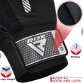 thumbnail image 4 of RDX Weight Lifting Gloves Gym Fitness Workout, Anti Slip Padded Full Palm Protection-Ultra Ventilated Training Cycling Rowing, 4 of 8