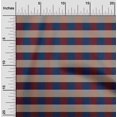 thumbnail image 1 of oneOone Georgette Viscose Navy Blue Fabric Gingham Check Craft Projects Decor Fabric Printed By The Yard 42 Inch Wide, 1 of 4
