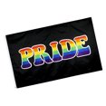 thumbnail image 2 of 1Pc Creative Rainbow Flag Gay Pride Flag LGBT Decorative Flag Banner for Celebration (Black), 2 of 5