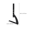 thumbnail image 2 of Phenofice Metal Tv Stand Base Adjustable Stand Holder For Home Triangle Support Easy Install, 2 of 8