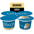 thumbnail image 1 of Oikos Yogourt Grec, Banane, Brassé, 2 % M.G., 4x100g, 1 of 7