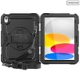 thumbnail image 4 of Pour IPad 10.2 7th 8th 9th 10th Gen Air 2 3 4 5 10.9 Mini 6 9.7 Pro 11 Étui pour Tablette Enfants Silicone PC Armure Support Antichoc Housse 02 Rouge IPad 10th Gen 10.9, 4 of 6